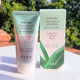 Kem Chống Nắng Kiềm Dầu Nâng Tone Dưỡng Da Dabo Tone Up Base Sun Cream SPF 50 PA +++(70ml) - Hàng Chính Hãng
