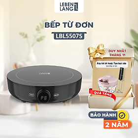 Mua Bếp từ đơn bằng cơ LEBENLANG LBL5507 mặt kính chịu lực  có chức năng hẹn giờ  điều chỉnh nhiệt độ  công suất 2000W - hàng chính hãng