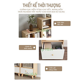 Mua Tủ Sách Gỗ Đa Tầng Phong Cách Nordic - GP144
