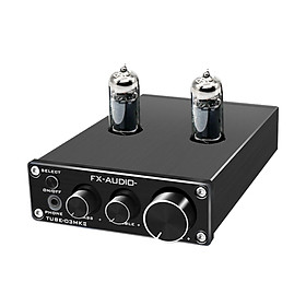 FX-AUDIO TUBE-03MKII BT Tube Preamplifier Headphone Pre Amplifier BT Receiver HiFi BT 5.0 Tube AUX Bass Treble