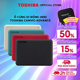 Ổ cứng di động Toshiba Canvio Advance Hàng Chính Hãng - 4TB - Xanh