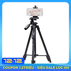 Combo Chân Máy Dùng Cho Điện Thoại Tripod Yunteng VCT-5208 - Hàng Nhập Khẩu