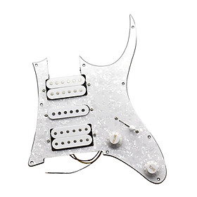 Pickguard Pickups Humbucker, Guitar Replacement, Electric Guitar Jacket ,Durable Prewired Pickguard ,Guitar Guard Plate for Protection Training