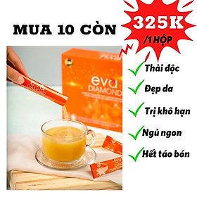 { combo 10 ] Eva Diamond Thải Độc Đẹp Da cân bằng nội tiết giảm tình trạng nóng trong bốc hỏa da khô sạm