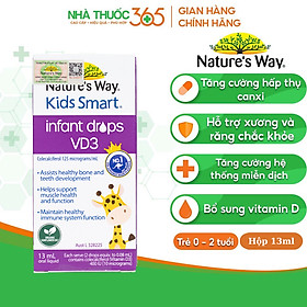 Siro Uống Nature's Way Kids Smart Infant Drops VD3 Bổ Sung Vitamin D Cho Bé 10ml