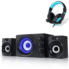 Mua Loa Siêu Trầm Để Bàn Gaming D206 Dùng Cho Máy Vi Tính PC  Laptop  Tivi - Loa Công Suất Lớn + Tặng tai nghe chụp tai CT770 ( Giao màu ngẫu nhiên )