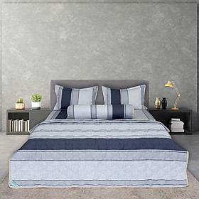 Drap lẻ Hometex cotton in hoa văn - C
