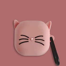 Mua Ốp Case Silicon Bảo Vệ cho tai nghe Galaxy Buds Pro/ Buds Live Hình Mèo Hồng