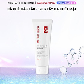 Tẩy tế bào chết cà phê cho da mặt Sắc Ngọc Khang 120g hỗ trợ da mềm mịn và rạng rỡ