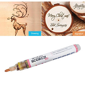 Scorch Pen Marker Chemical Wood Burning Pen Wood Burning Markers Pens Stationery for DIY Wood Crafts Projects