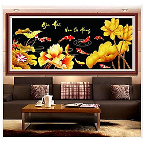 Mua Tranh thêu chữ thập gia hòa vạn sự hưng 222558-132x60cm
