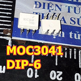 5 con MOC3041 400V OUT:TRIAC OPTO cách ly quang DIP-6  kde1422