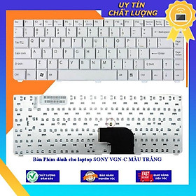 Bàn Phím dùng cho laptop SONY VGN-C MÀU TRẮNG - Hàng Nhập Khẩu New Seal