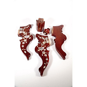 Mua Chò gỗ kê đĩa trái cây  chậu cây chạm ốc xà cừ sơn mài cao cấp - Nhiều cỡ