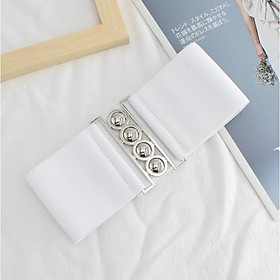 Thắt lưng chun bản rộng 7.5cm basic dễ phối đồ