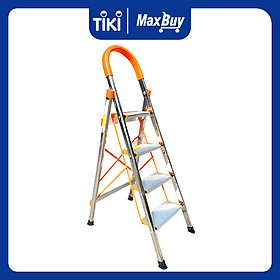 Mua Thang Ghế Chữ A Gấp Gọn 4 bậc Ameca - Thang gia đình  thang thắp hương - Chiều cao 100 cm - Bảo hành 18 tháng