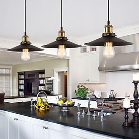 Đèn thả đui đồng RYZE phong cách hoài cổ trang trí bàn ăn, nhà hàng, cửa hàng thời trang