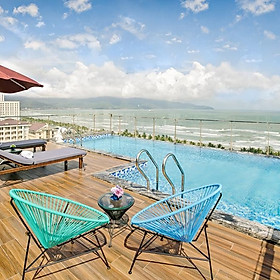 Halina Hotel 4* Đà Nẵng - Bữa Sáng, Hồ Bơi Vô Cực, Vị Trí Đẹp Gần Biển Mỹ Khê