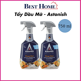 Nước tẩy bếp hương cam Astonish vệ sinh các bề mặt bếp, tủ bếp