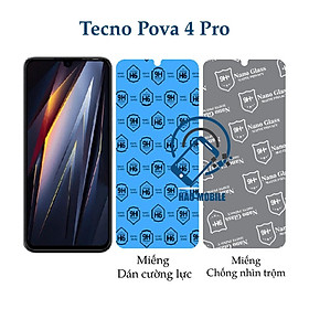 Mua Dán cường lực dẻo nano Tecno Pova 4 Pro - cường lực trong suốt và chống nhìn trộm