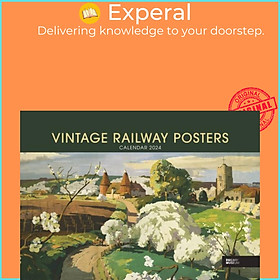 Sách - Vintage Railway Posters National Railway Museum A4 Calendar 2024 by  (UK edition, paperback)