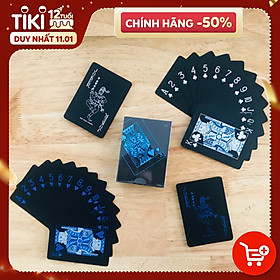 Bộ Bài Tây Poker Nền Đen Cao Cấp Chọn Màu – Bài Tây Nhựa PVC Chống Nước – Chính Hãng miDoctor