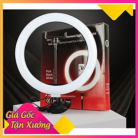 Mua Đèn Tròn Livestream Kèm Giá Kẹp Điện Thoại 26cm (10inch) FREESHIP  TP S