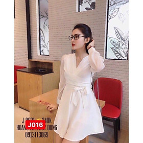 Đầm nữ dáng suông cột nơ eo, thiết kế thanh lịch thích hợp  mặc đi chơi, đi du lịch AM