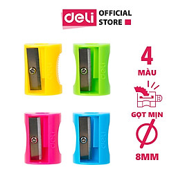 Gọt Chì Mini Deli - Xanh Lá/Xanh Dương/Hồng/Vàng - 1 chiếc - E0531 - Màu ngẫu nhiên