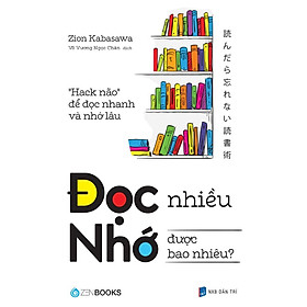 Sách Đọc Nhiều Nhớ Được Bao Nhiêu