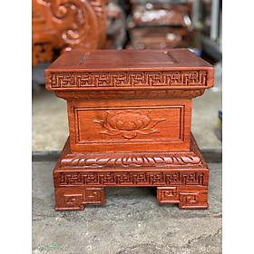Mua Đế kê tượng  đôn vuông gỗ hương