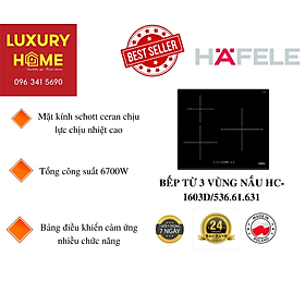 Mua BẾP TỪ 3 VÙNG NẤU HC-I603D/536.61.631 - HÀNG CHÍNH HÃNG