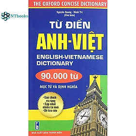 Hình ảnh Sách Từ điển Anh - Việt 90.000 Từ ( Mục Từ và Định Nghĩa)