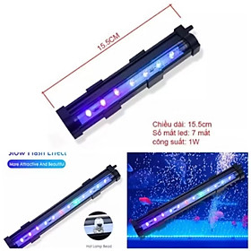 1 ĐÈN LED TRANG TRÍ CHÌM BỂ CÁ CẢNH NHẤP NHÁY NHIỀU MÀU SẮC CỰC ĐẸP 