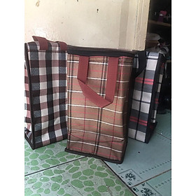 Mua Túi giữ nhiệt hình hộp đứng kt ngang 19 x Rộng 13 x Cao 30(cm)  vải bố dầy   nặng 200gr