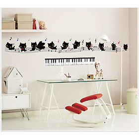 Mua Decal dán tường âm nhạc ngộ nghĩnh 6 DKN076