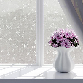 Mua 1 mét Decal giấy dán kính -hoa tuyết khổ 45cm