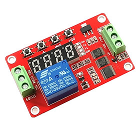 DC 5v/12v/24v DC Multifunction Self-lock Relay, PLC Cycle Timer Module - Delay Time Switch