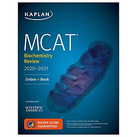 MCAT Biochemistry Review 2020-2021: Online + Book (Kaplan Test Prep)