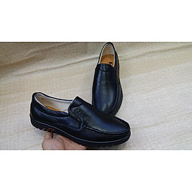 Giày lười nam da bò mềm mại lịch lãm - gl08