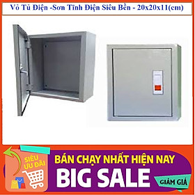 Mua VỎ TỦ ĐIỆN - MÀU GHI  (20x20x11 cm)