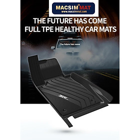 Thảm lót sàn xe ô tô  BMW M3 2012- đến nay nhãn hiệu Macsim 3W - chất liệu nhựa TPE đúc khuôn cao cấp - màu đen