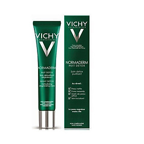 Vichy Gel Se Khít Lỗ Chân Lông, Giải Độc, Thanh Lọc Ban Đêm Normaderm Night Detox 40ml