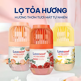 Lọ tỏa hương Loveseed hương thơm tự nhiên dễ chịu khử mùi sáp thơm phòng