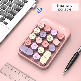 Bàn phím số không dây AJAZZ 2.4G cho máy tính xách tay Macbook Máy tính mini 18 phím số Bàn phím số mỏng cho văn phòng