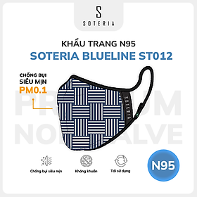 Khẩu trang thời trang Soteria Pattern - N95 lọc 99% bụi mịn 0.1 micro