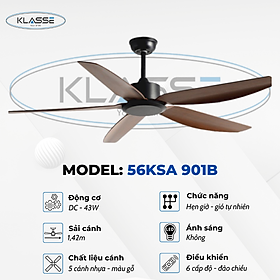 Mua Quạt trần không đèn Klasse 56KSA 901B hàng chính hãng