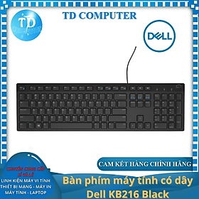 Bàn phím có dây Dell KB216 - Hàng chính hãng FPT phân phối