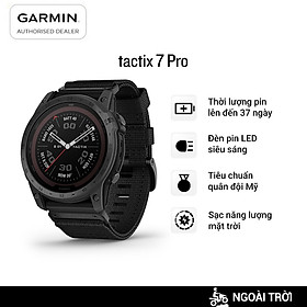 Đồng hồ thông minh Garmin Tactix 7 Pro Solar (51 mm) - Hàng chính hãng