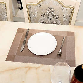 Mua Tấm Lót Bàn Ăn Caro Viền Sọc Phong Cách Châu Âu